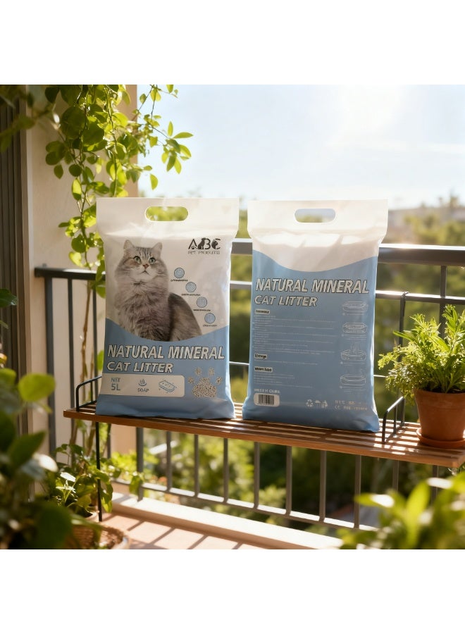 5 لتر/4 كجم حبيبات الفضلات الفطريّة القائم على الصودا الطبيعيّة، برائحة الصابون - Image 4